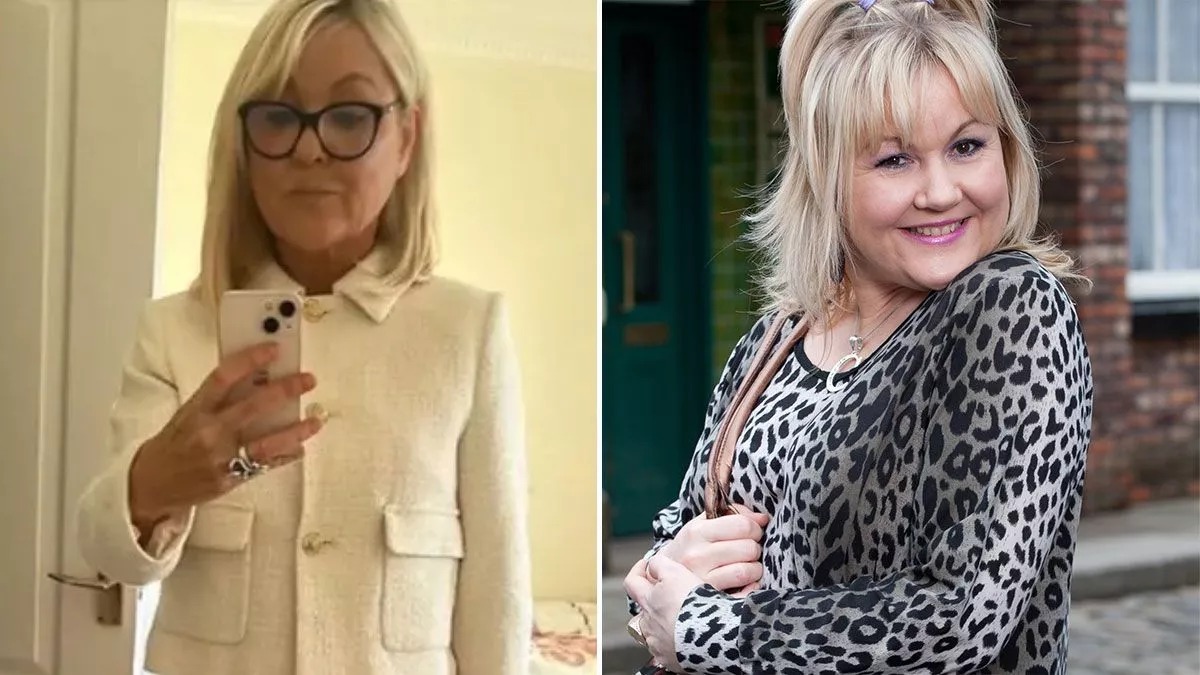 Coronation Street star compares herself to Twiggy as she shows off dramatic weight loss