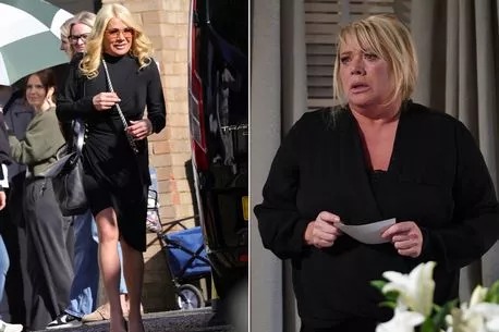 EastEnders’ Sharon star Letitia Dean looks sensational as she unveils new look at filming after shedding another two stone