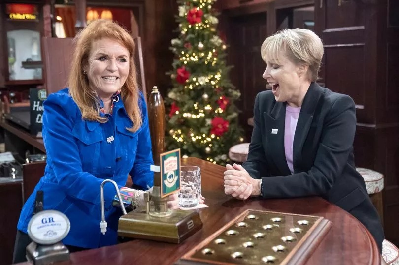 Duchess of York appeals for Coronation Street role as soap icon’s “long lost sister”