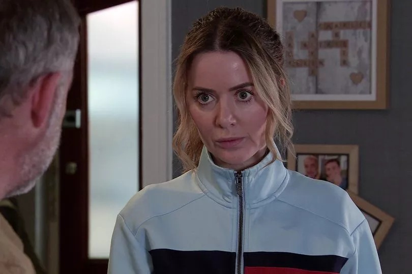 Coronation Street’s Sally Carman stuns co-stars with new look as she says ‘I’ll be over there’