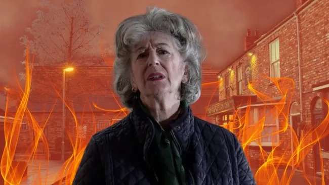 Evelyn Plummer races to the rescue in Coronation Street fire drama – and a shocking outburst follows