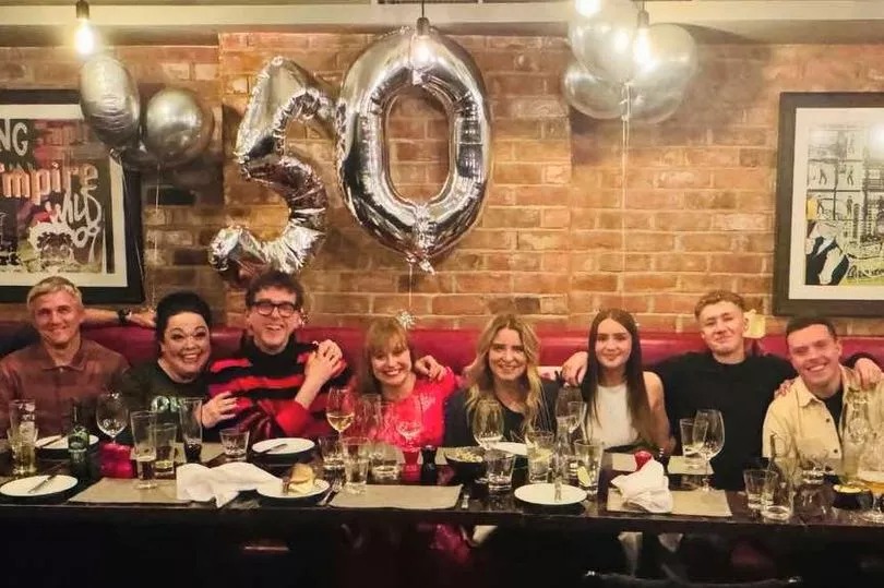 Emmerdale stars enjoy a glam night out celebrating a special milestone