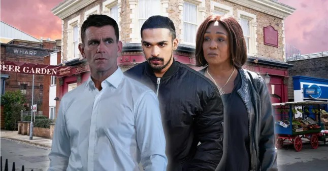 Sizzling love triangle confirmed as EastEnders legend falls for two men