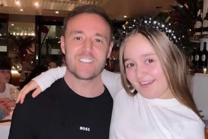 ITV I’m A Celebrity’s Alan Halsall co-ordinates with daughter as they hit the red carpet after Coronation Street reunion