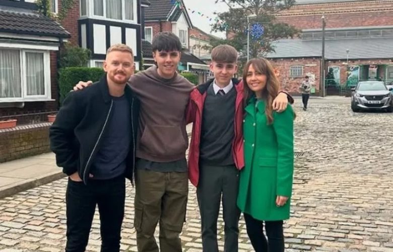 Coronation Street’s Mason Radcliffe actor tells co-star ‘I love you so much’ as they say ‘it’s sad’